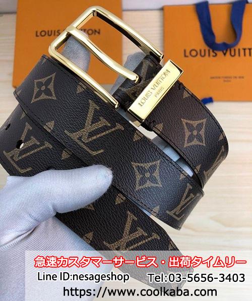 ルイヴィトン ベルト ダミエ モノグラム LOUIS VUITTON レザーベルト