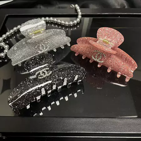 キラキラ CHANEL ノベルティ ヘアクリップ ヘアアクセサリー 大人