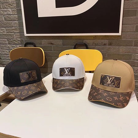 ルイヴィトン LV ロゴ 刺繍 ベースボールキャップ ブランド野球帽 コピー