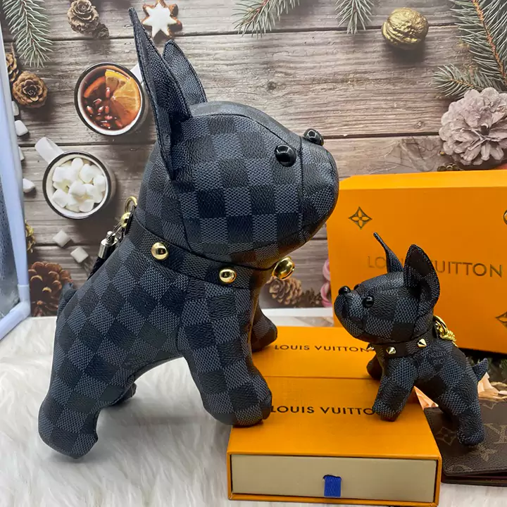 LOUIS VUITTON 犬キーホルダー チャーム モノグラム おしゃれ バッグ