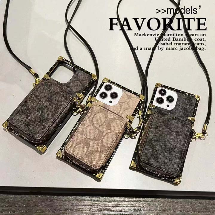 おしゃれアイフォーン13promax/13 mini Coachスマホケース アイホン12