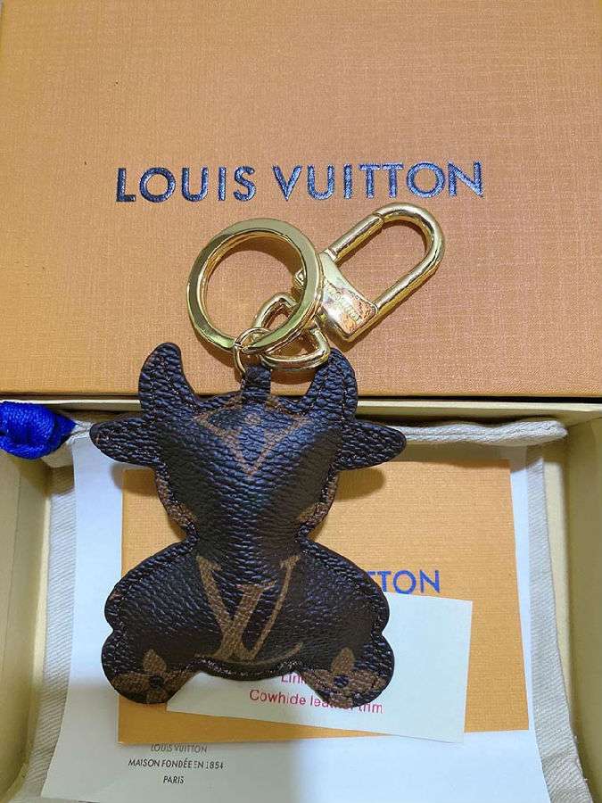ルイビトン キーホルダー 牛 ウシ 中国風 モノグラムおしゃれ LV