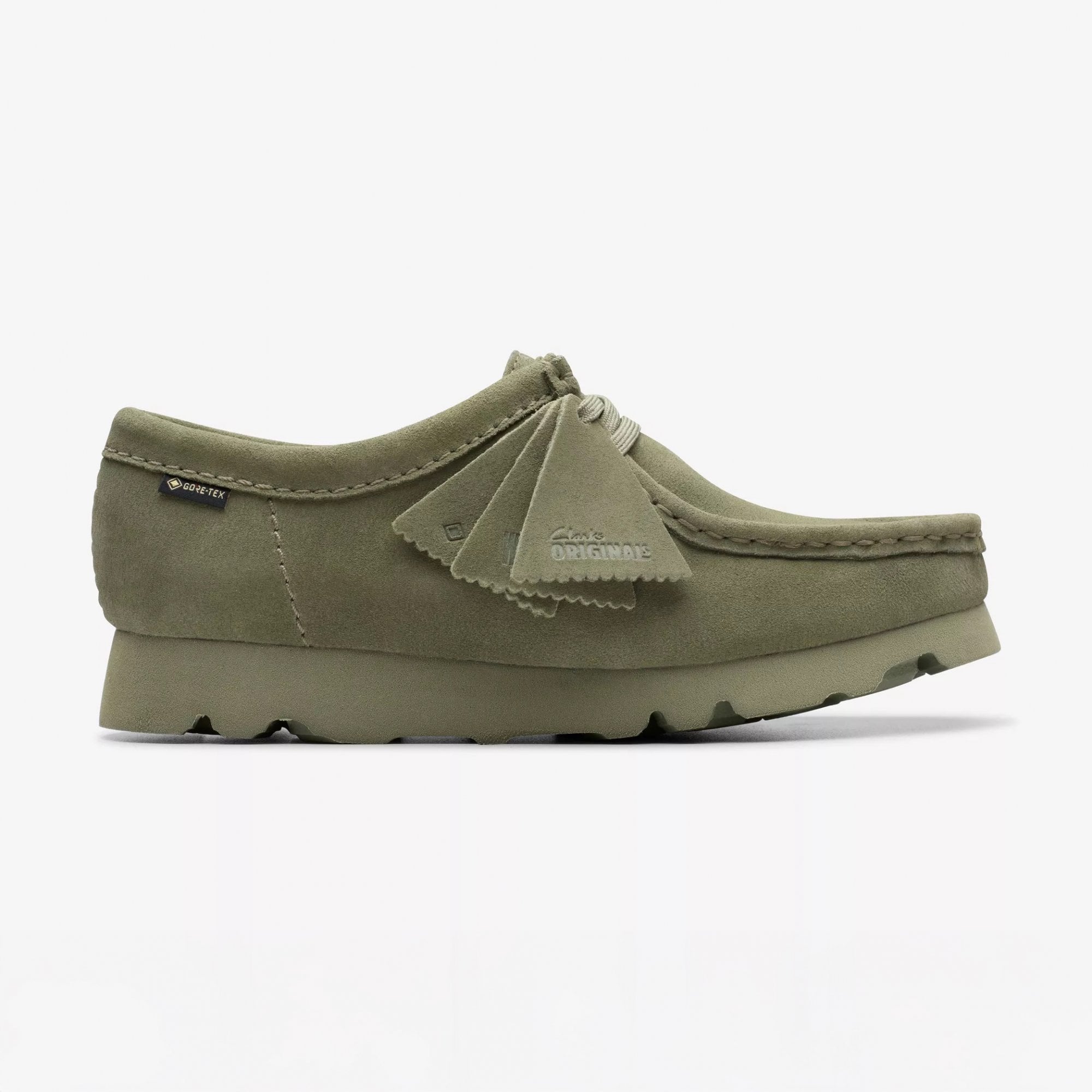 Clarks Originals Women's Wallabee GORE-TEX¨ - Khaki/Green Suede
