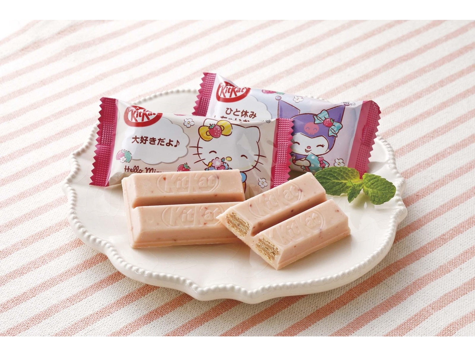 ネスレ日本 キットカット サンリオキャラクターズ いちごミルク味 10