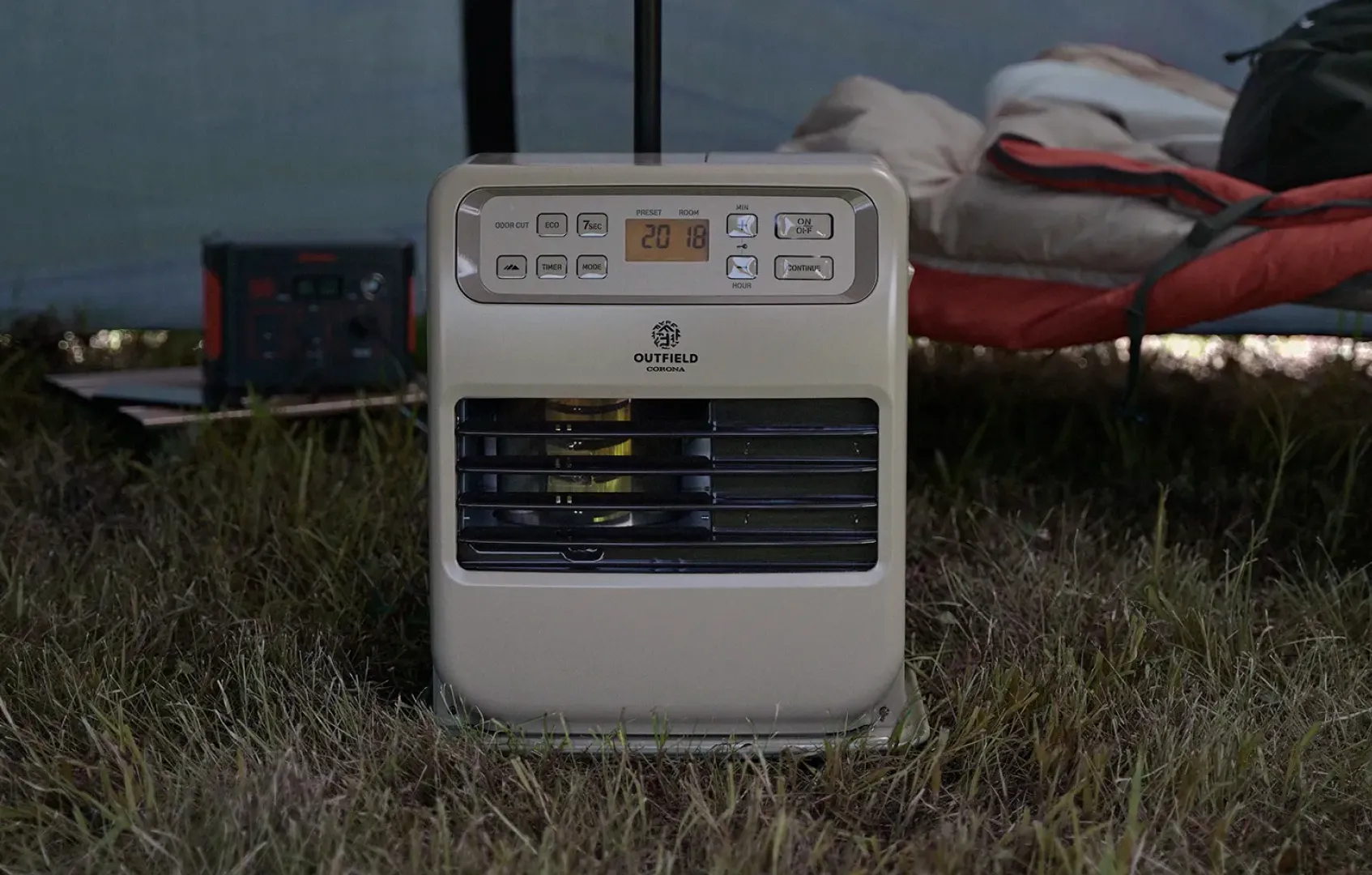 CORONA OUTFIELD特設ページ|ポータブル電源対応 石油ファンヒーター FH