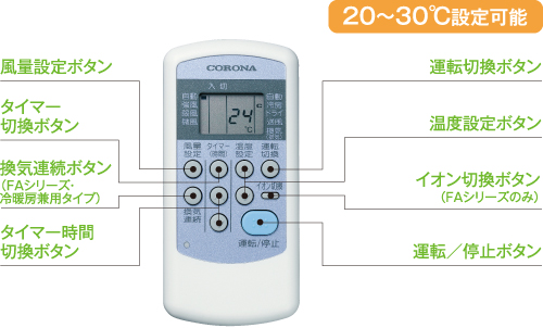 冷房専用シリーズ｜ウインドエアコン｜株式会社コロナ