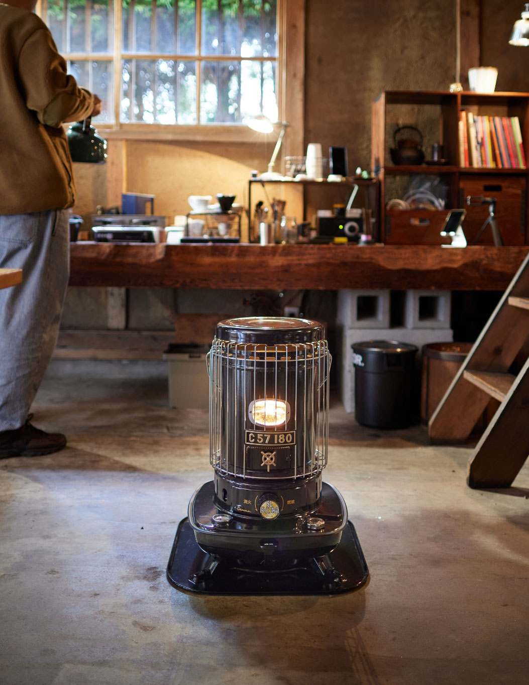 極美品 CORONA SL-5121 自然通気形 石油ストーブ 対流式石油ストーブ