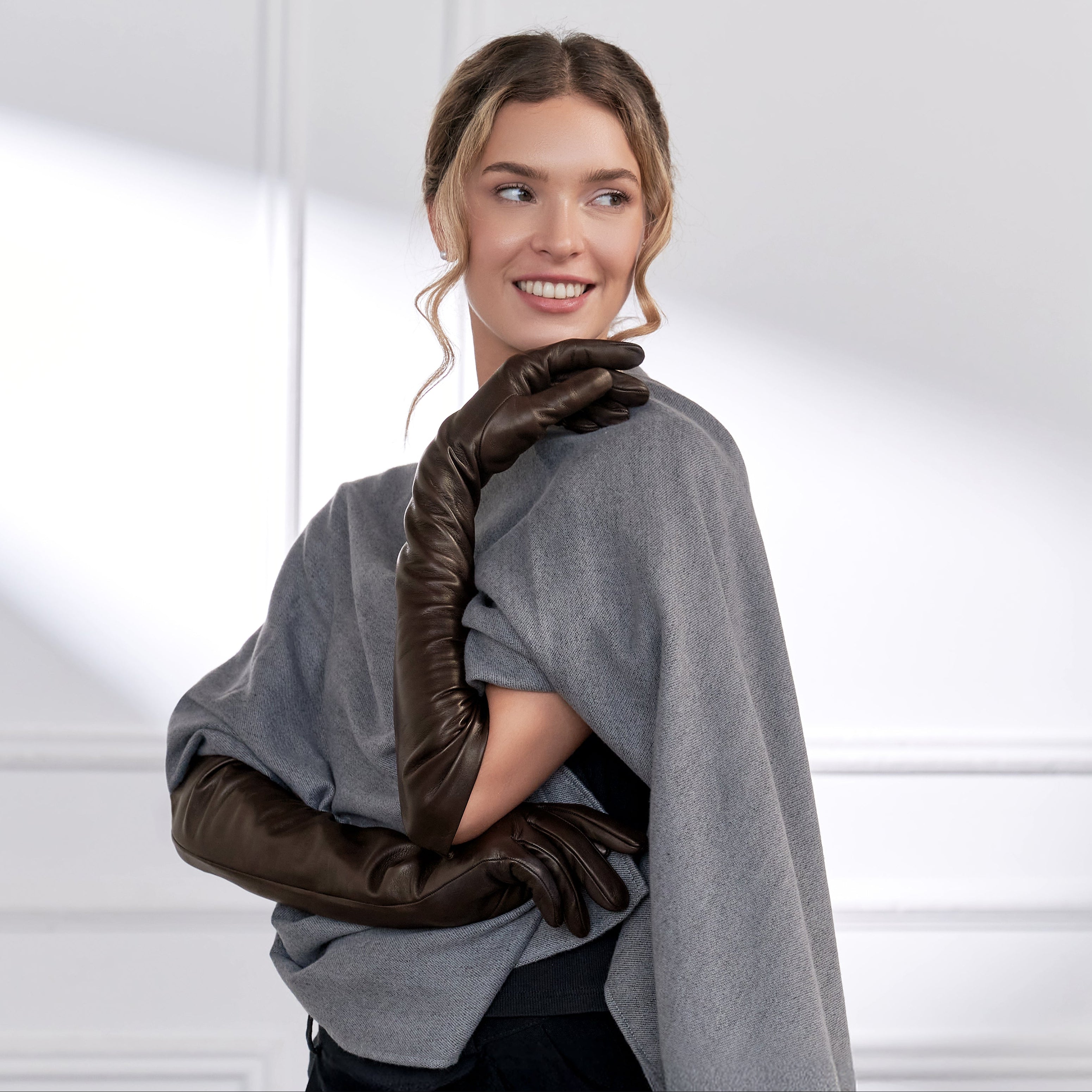 レザーオペラグローブ - Elodie – Cornelia James