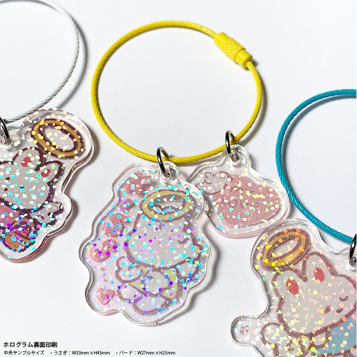 CORNER PRINTING | アクリルキーホルダー (7cm×7cm以内) (10個セット