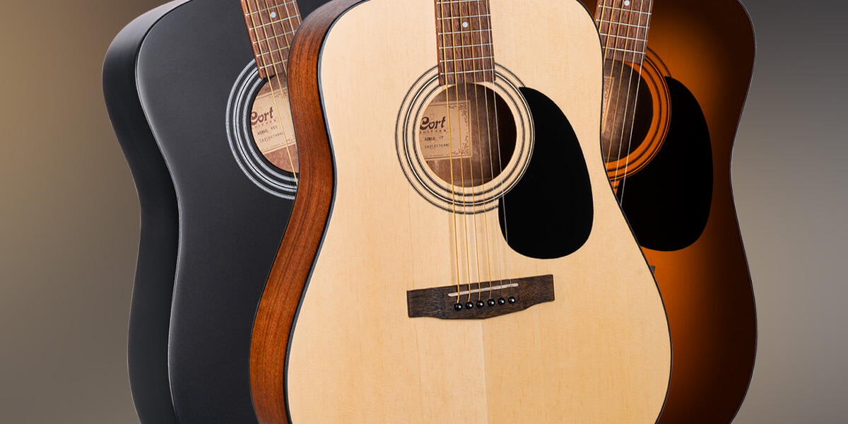 CORT AD810 OPB/マットブラック Cort AD810 OP Dreadnought Acoustic