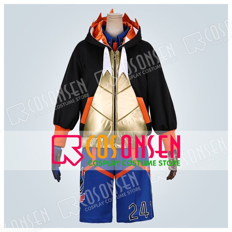 ポケモンソード・シールド ポケモン剣盾 キバナ コスプレ衣装 プリント版