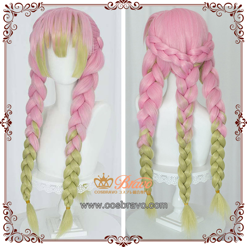 鬼滅の刃 鬼殺隊 恋柱 甘露寺蜜璃 コスプレウィッグ｜Cosbravoコスプレ
