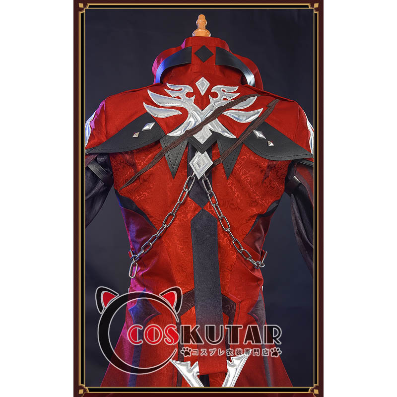 原神 Genshin ディルック レッドデッド・オブ・ナイト コスプレ衣装