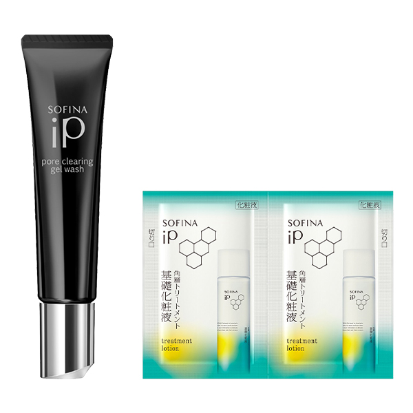 ポアクリアリングジェルウォッシュセット / SOFINA iP(洗顔ジェル