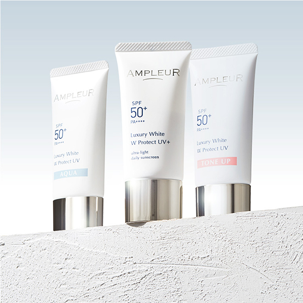 ラグジュアリーホワイト WプロテクトUV アクア / アンプルール(日焼け