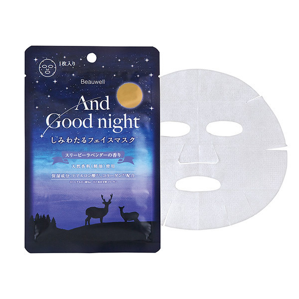 Beauwell アンドグッドナイトしみわたるフェイスマスク / Beauwell