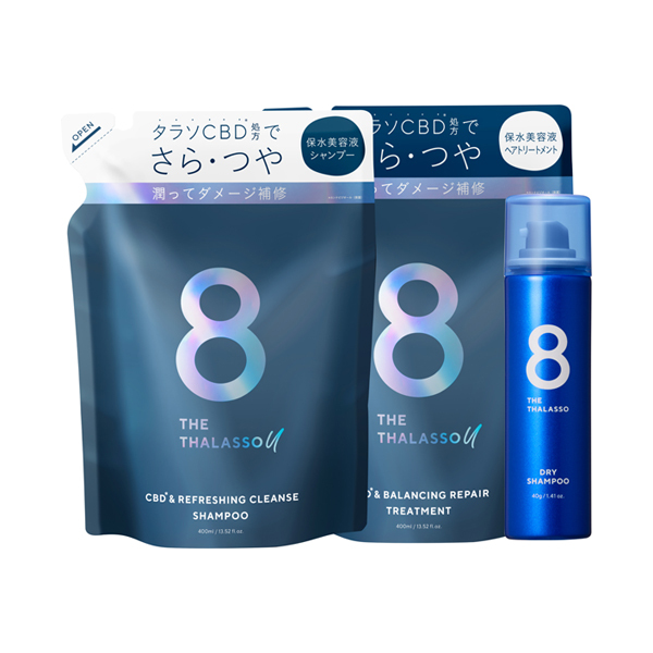 エイトザタラソ ユーシャンプー&トリートメント(詰め替え)ドライ