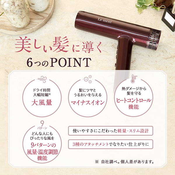 イオンケアドライヤー / Le ment(ルメント)(ドライヤー, 美容家電)の