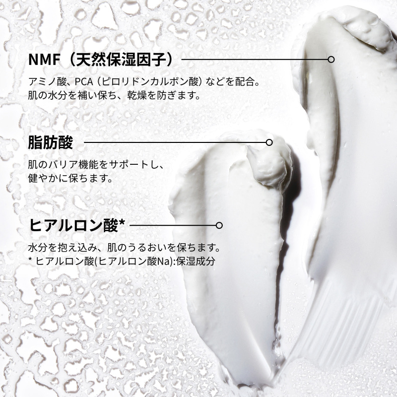 ナチュラルモイスチャライジングファクター+ヒアルロン酸*(NMF+HA