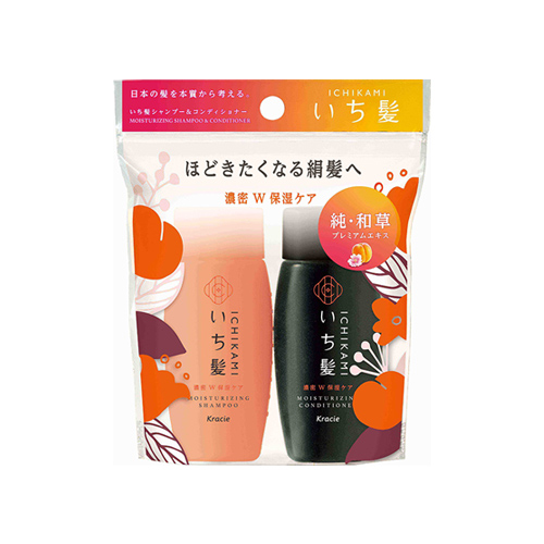 いち髪 濃密W保湿ケア シャンプー＆コンディショナーミニセット 各40mL