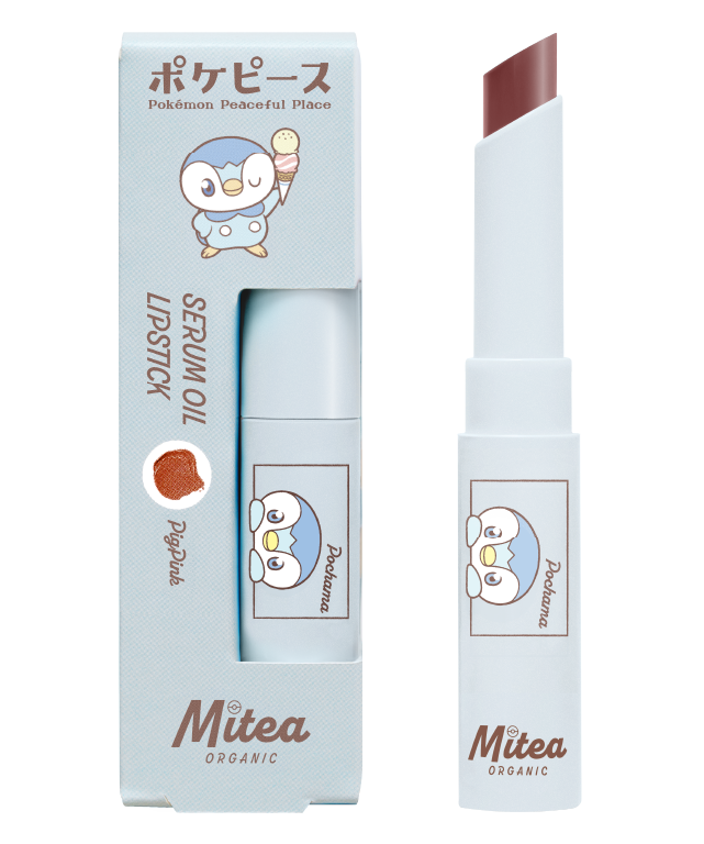 数量限定・ポケピースデザイン＞【Mitea ORGANIC】セラムオイルリップ