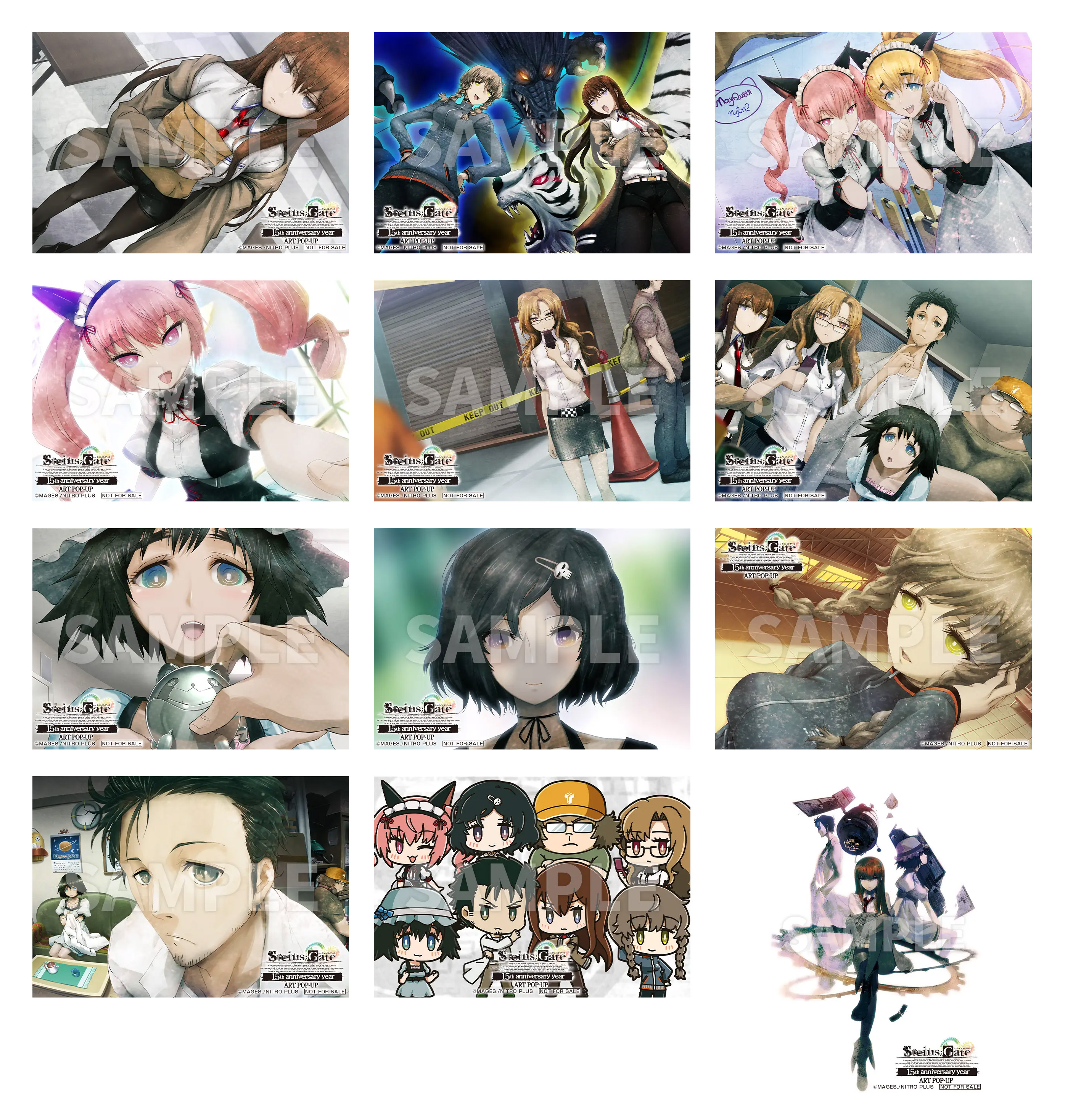 STEINS;GATE 15th anniversary year』ART POP-UP〉先行販売商品WEB通販