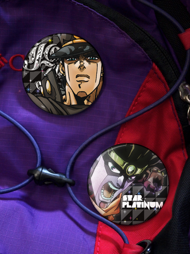 承太郎缶バッジセット [ジョジョの奇妙な冒険 スターダスト