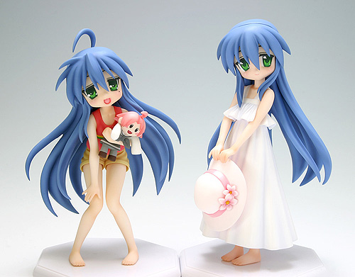 受注生産商品】PVC製塗装済み完成品 泉こなた＆かなた そうじろうの