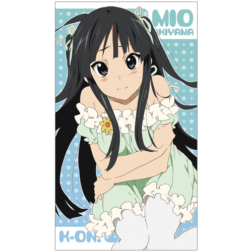 秋山澪ビッグタオル [けいおん！] | 公式キャラクターグッズ販売のジー