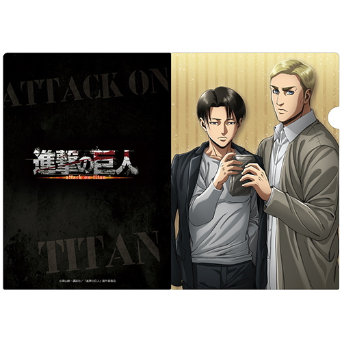 進撃の巨人 クリアファイルN[リヴァイ＆エルヴィン] [進撃の巨人