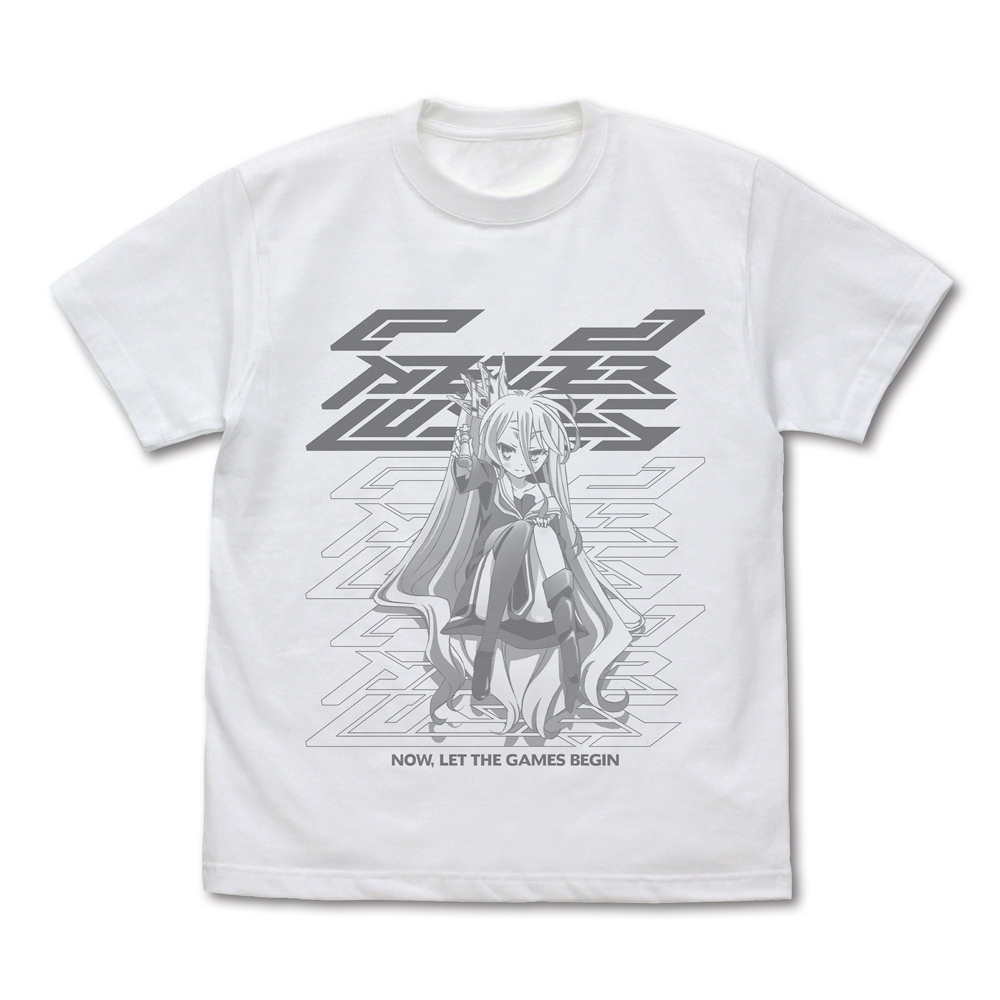 白」Tシャツ [ノーゲーム・ノーライフ] | 二次元キャラクター公式