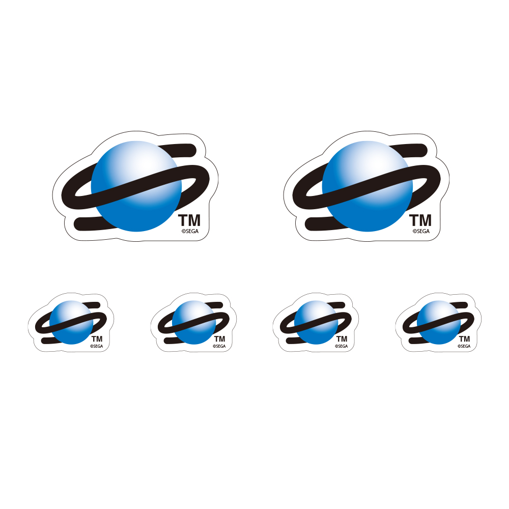 セガサターン ロゴ ミニステッカーセット [セガサターン