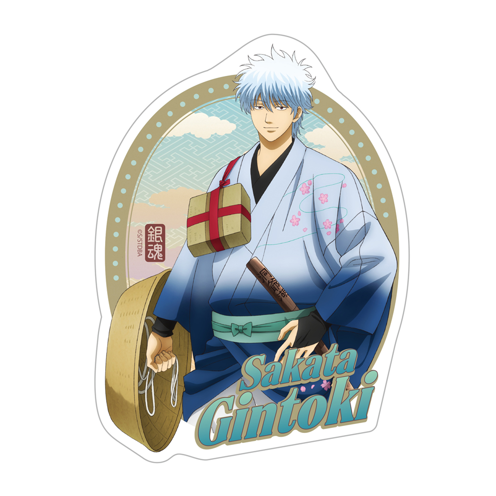 描き下ろし 坂田銀時 屋外対応ステッカー 旅装Ver. [銀魂
