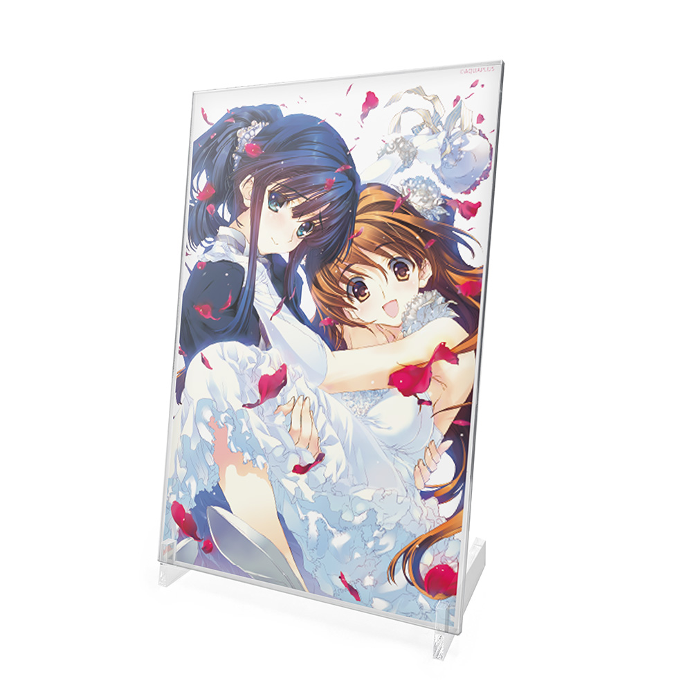 ☆限定☆小木曽雪菜＆冬馬かずさ アクリルアートスタンド [WHITE