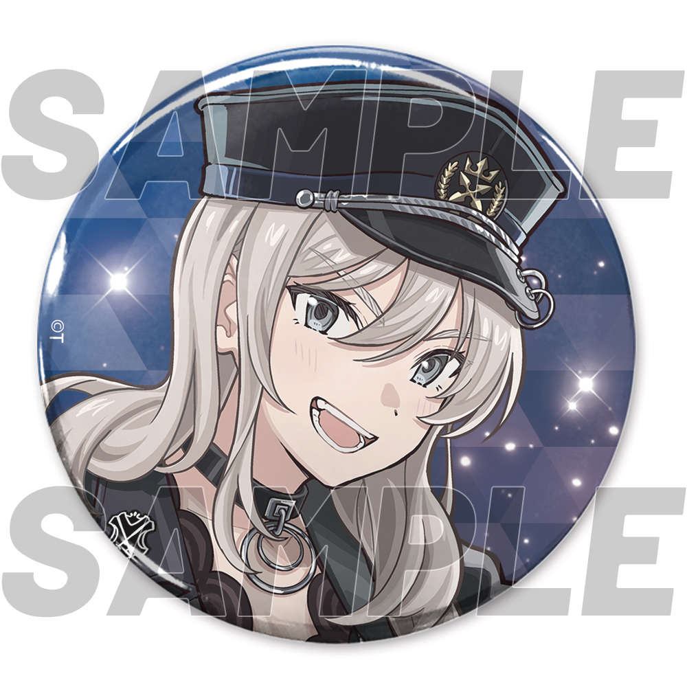 描き下ろし 海老塚智 65mm缶バッジ 爆ぜて咲くVer. [ガールズバンド