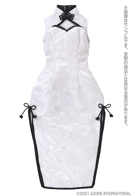 FAO153【48/50cmドール用】AZO2 チャイナドレス～華咲く薔薇～ [50