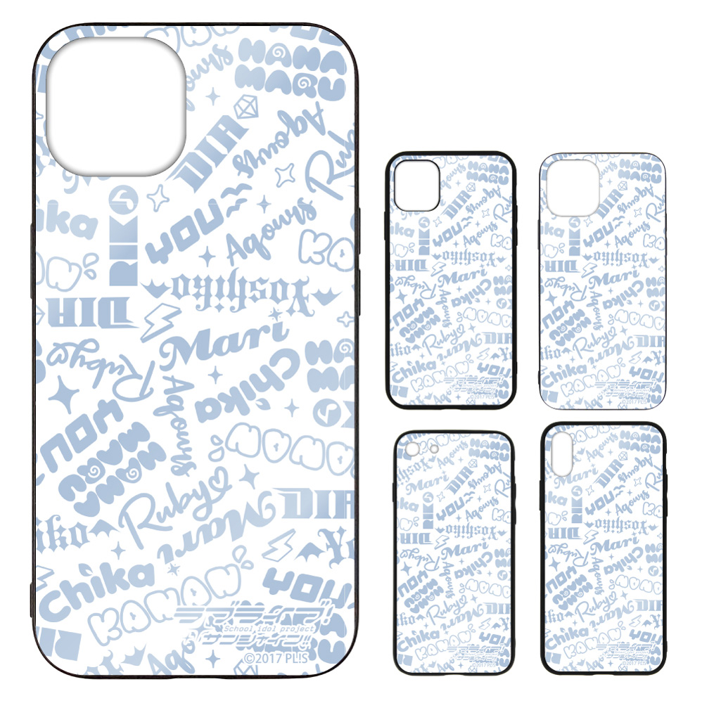 Aqours 強化ガラスiPhoneケース [ラブライブ！サンシャイン!!] | 二