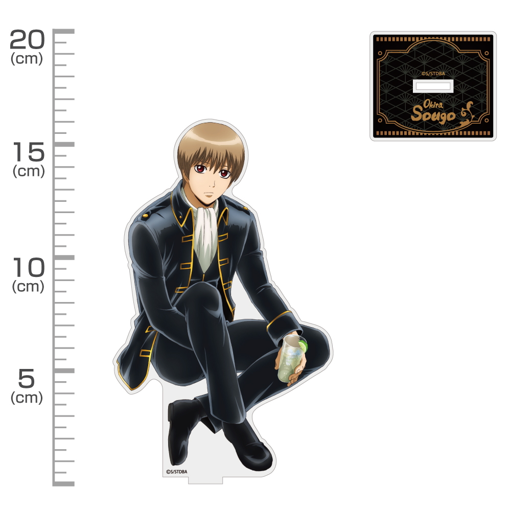 銀魂 アニマックスカフェ スイパラ アクリルスタンド 沖田総悟 神楽