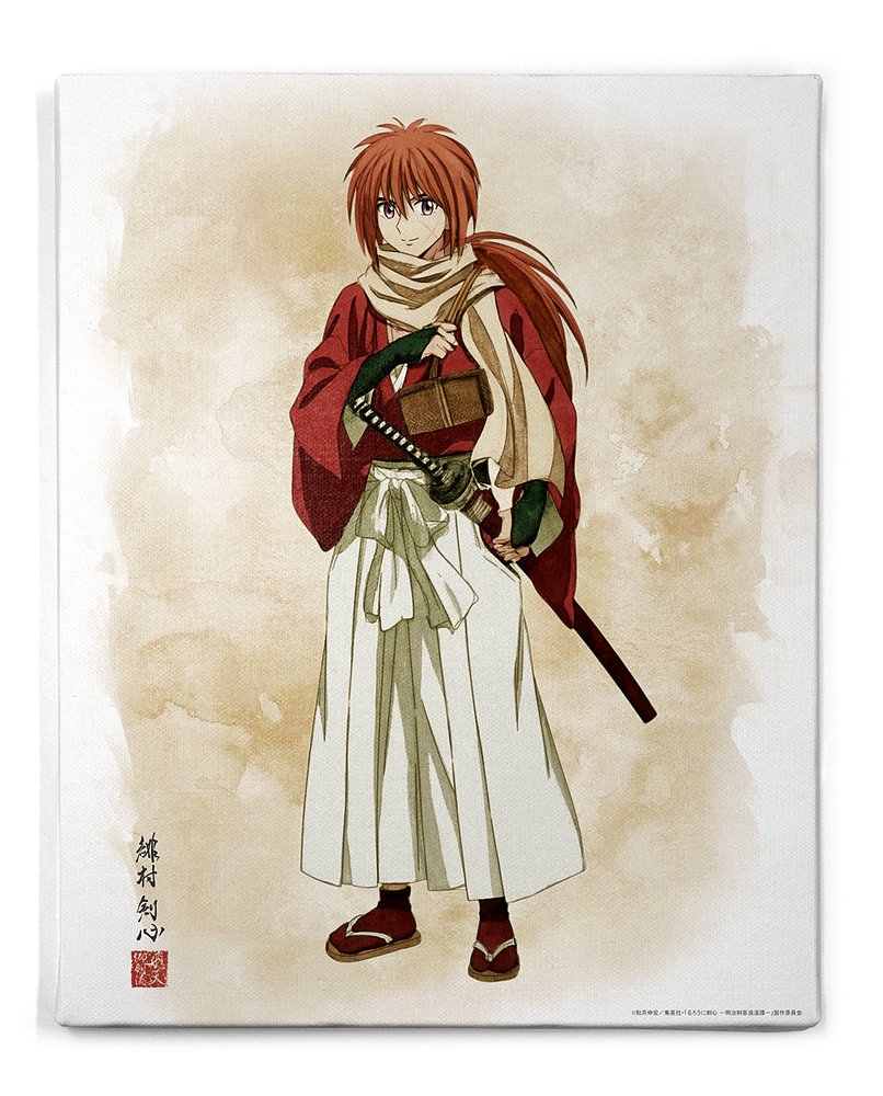 描き下ろし緋村剣心 F6キャンバスアート [TVアニメ「るろうに剣心