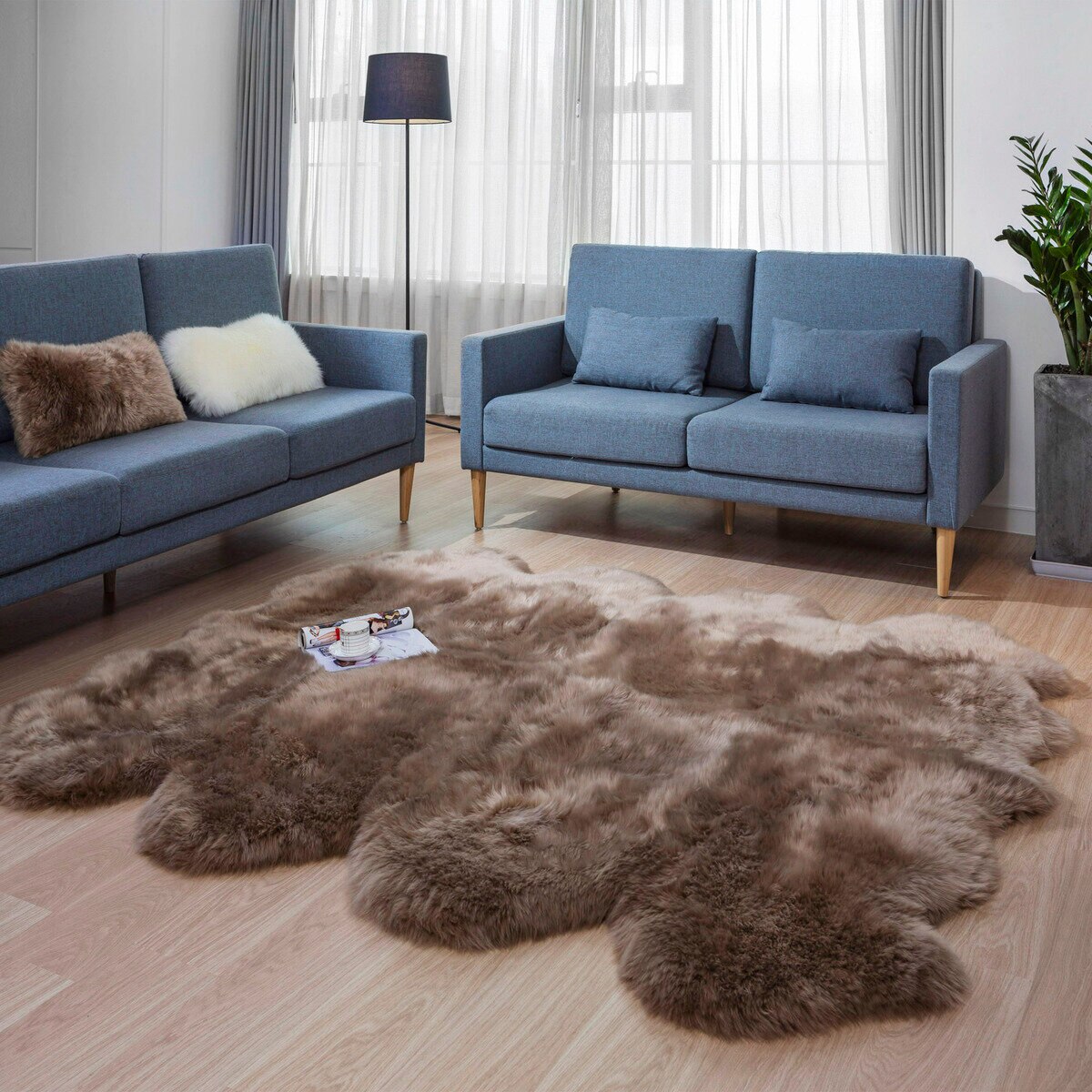 ウィンドワード ラムスキンラグ 8匹物 | Costco Japan