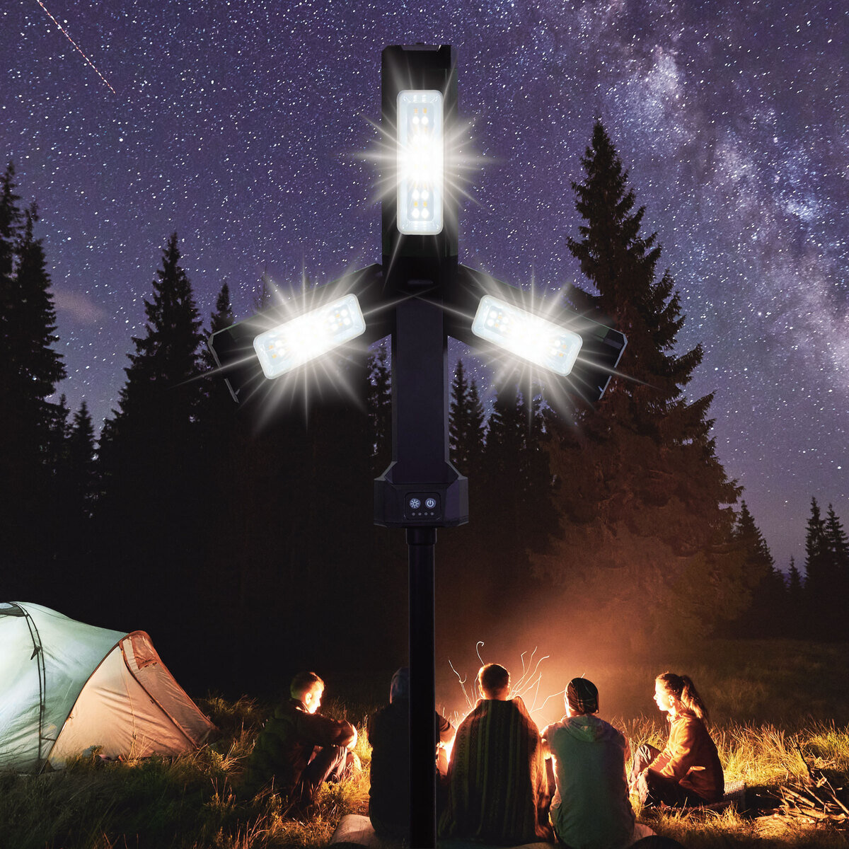 三つ葉型LEDライト RX-N53 充電式スタンド付 | Costco Japan