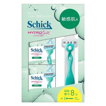 Schick (シック) ハイドロシルク 敏感肌用 クラブパック 本体刃付 + 替