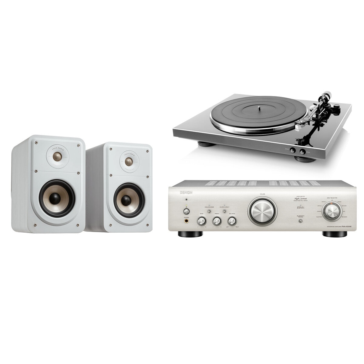 デノン アンプ・レコードプレーヤー・POLK スピーカーセット | Costco