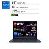 MSI ゲーミングノートPC/Stealth/14.0インチ/Core i7-13620H/メモリ