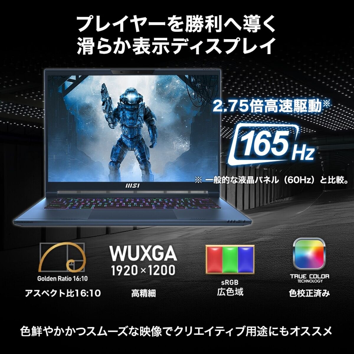 MSI ゲーミングノートPC/Stealth/14.0インチ/Core i7-13620H/メモリ