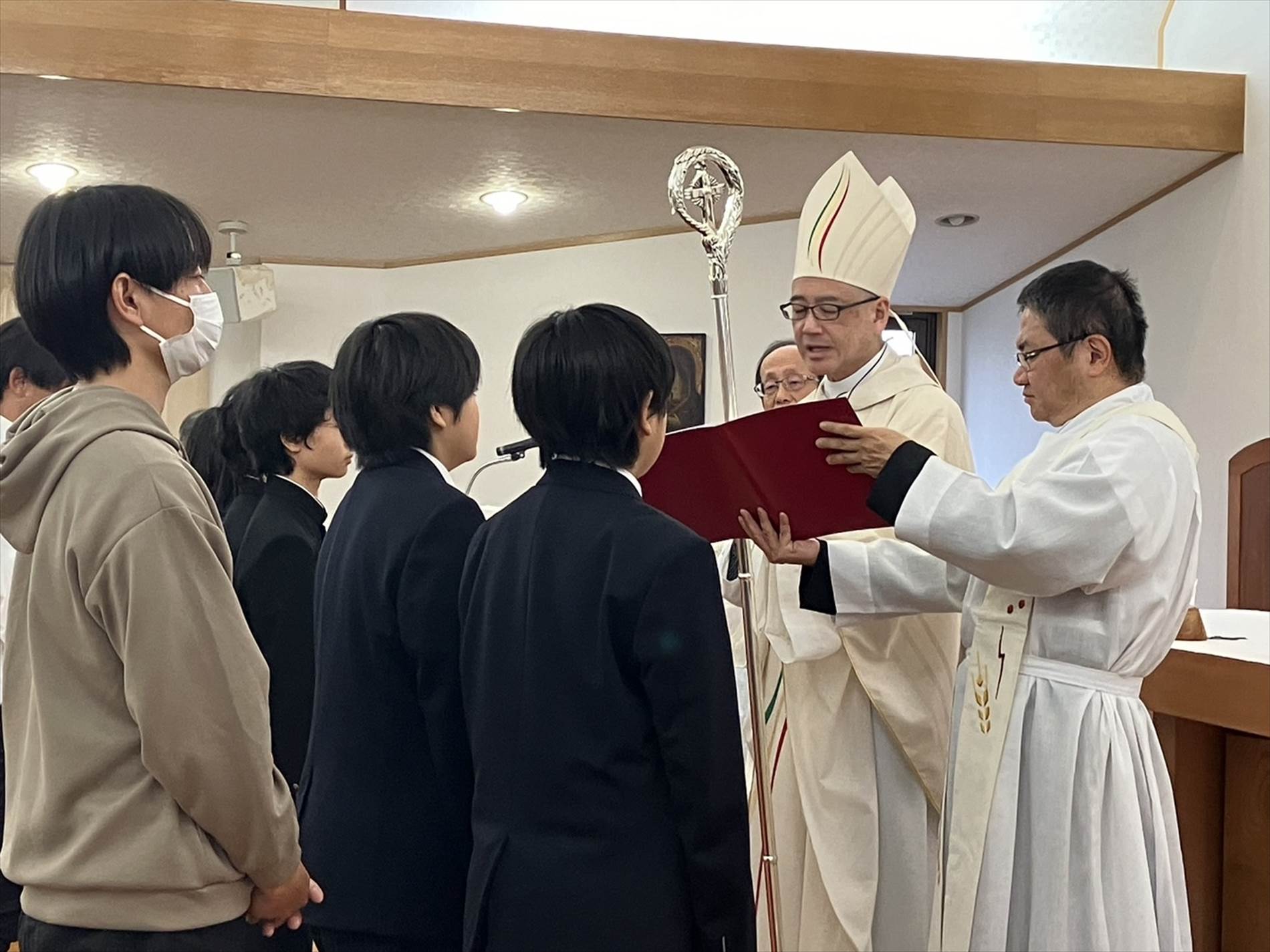 青山教会、亀田教会公式訪問 | カトリック新潟教区