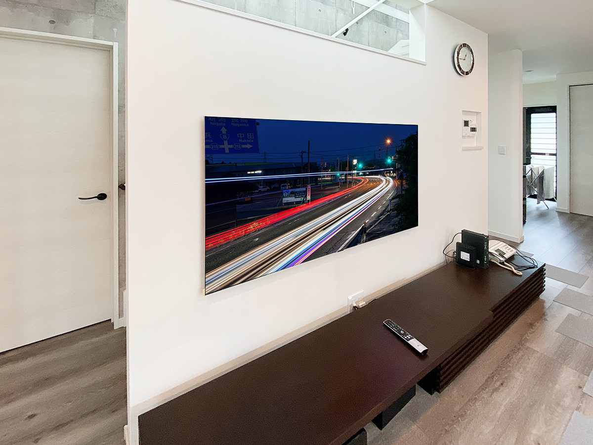 兵庫県加西市でLGの有機EL65インチテレビ(OLED65G2PJA)をLG純正金具