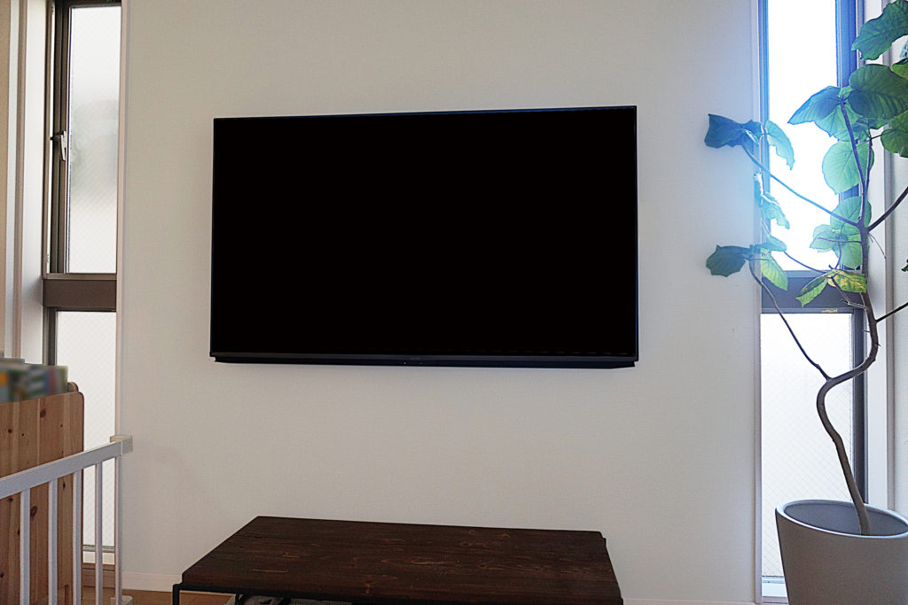 壁掛けテレビ施工事例集③【SHARP・AQUOS「アクオス」厳選】