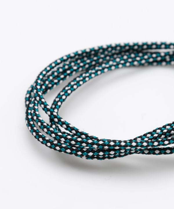 鬣(たてがみ)勾玉絹紐ネックレス(FROSTY CRYSTAL): 『岩座(いわくら