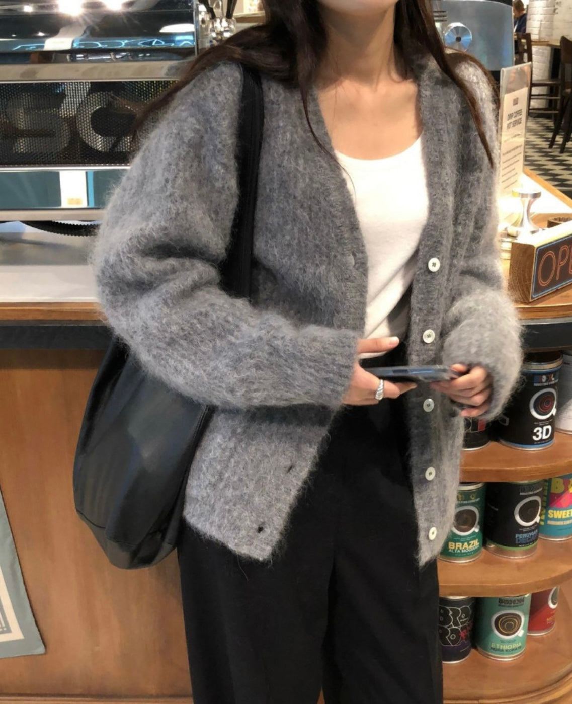 Hairy Alpaca Mohair Cardigan – CALI BLOSSOM